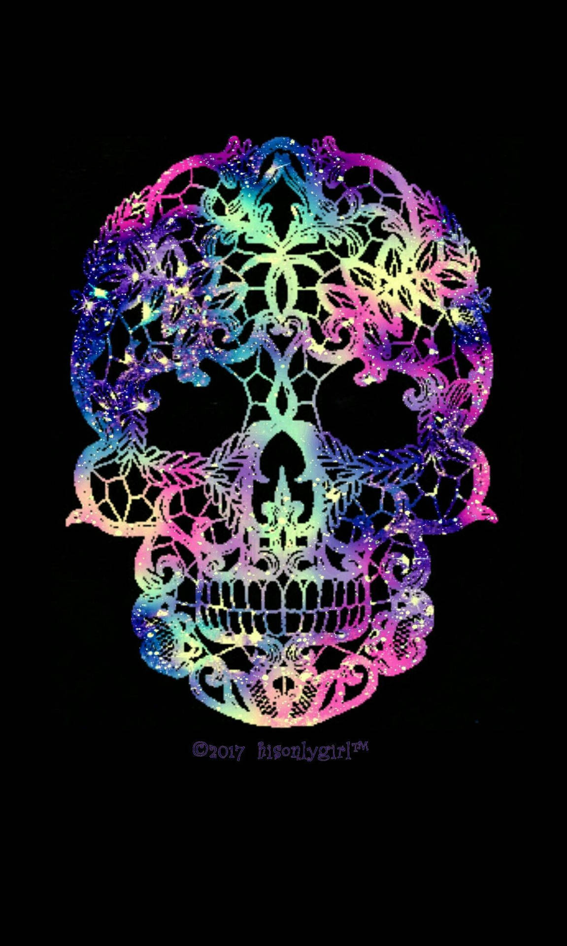 1253X2090 Skull Wallpaper and Background