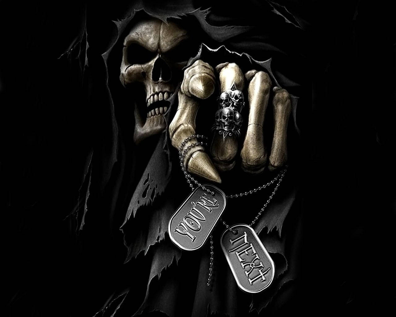 1280X1024 Skull Wallpaper and Background