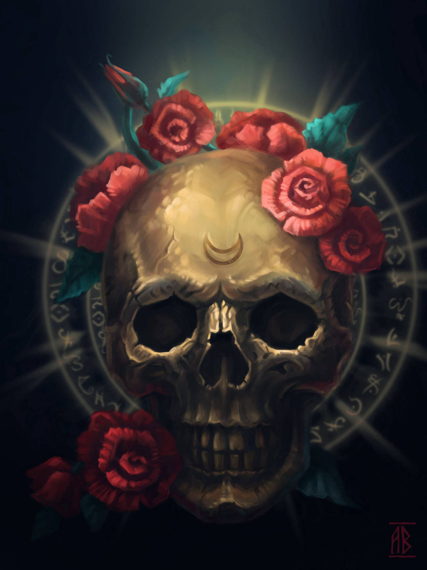 1920X2560 Skull Wallpaper and Background