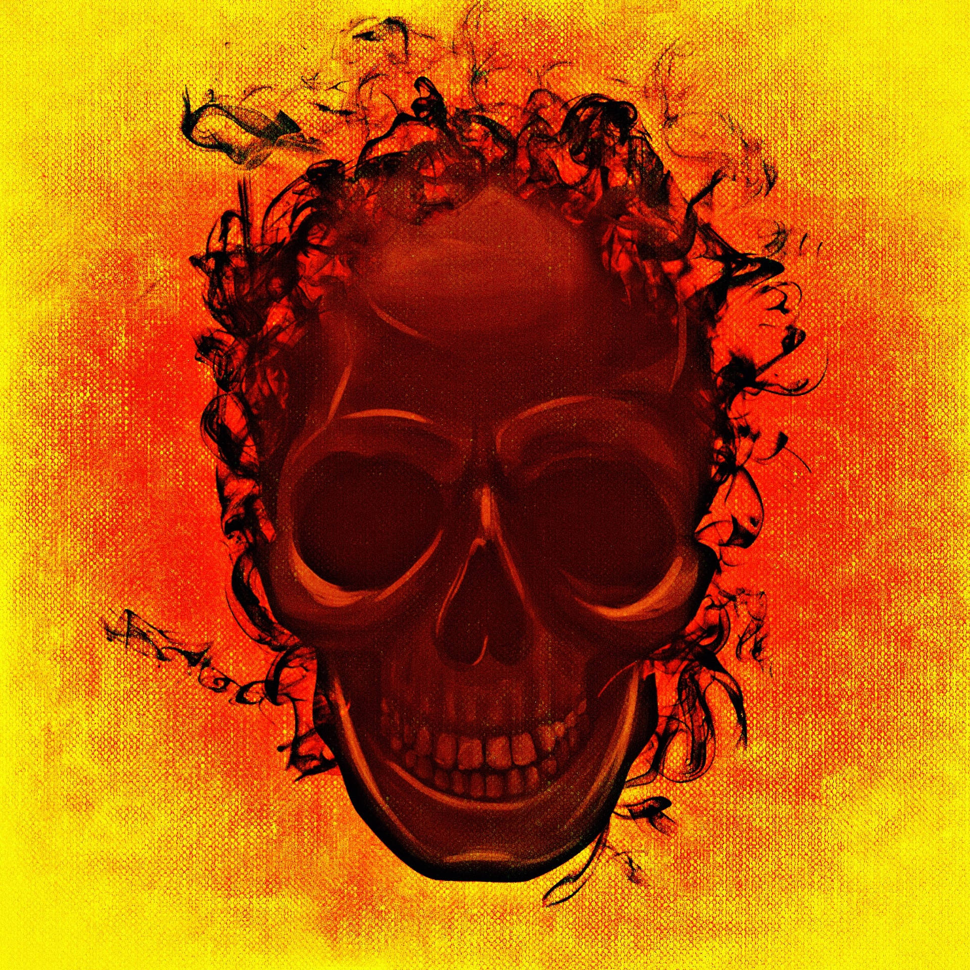 2048X2048 Skull Wallpaper and Background