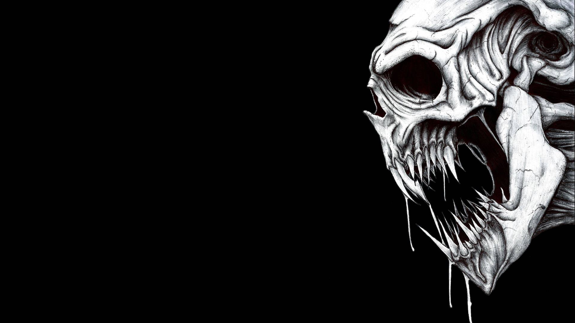 5300X2981 Skull Wallpaper and Background