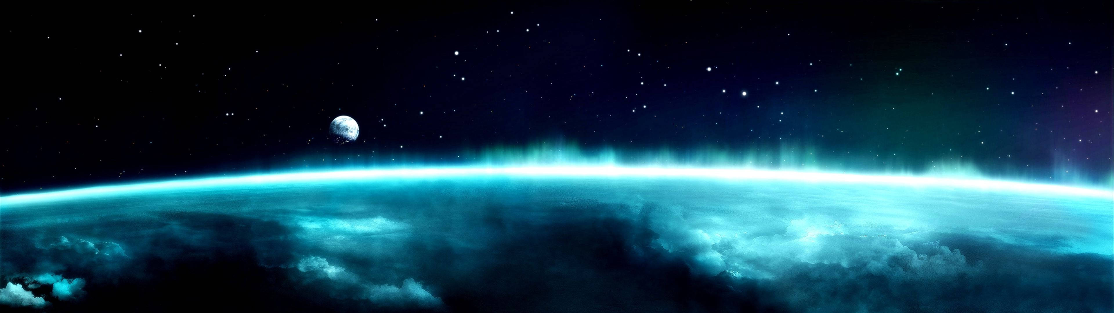 3840X1080 Space Wallpaper and Background