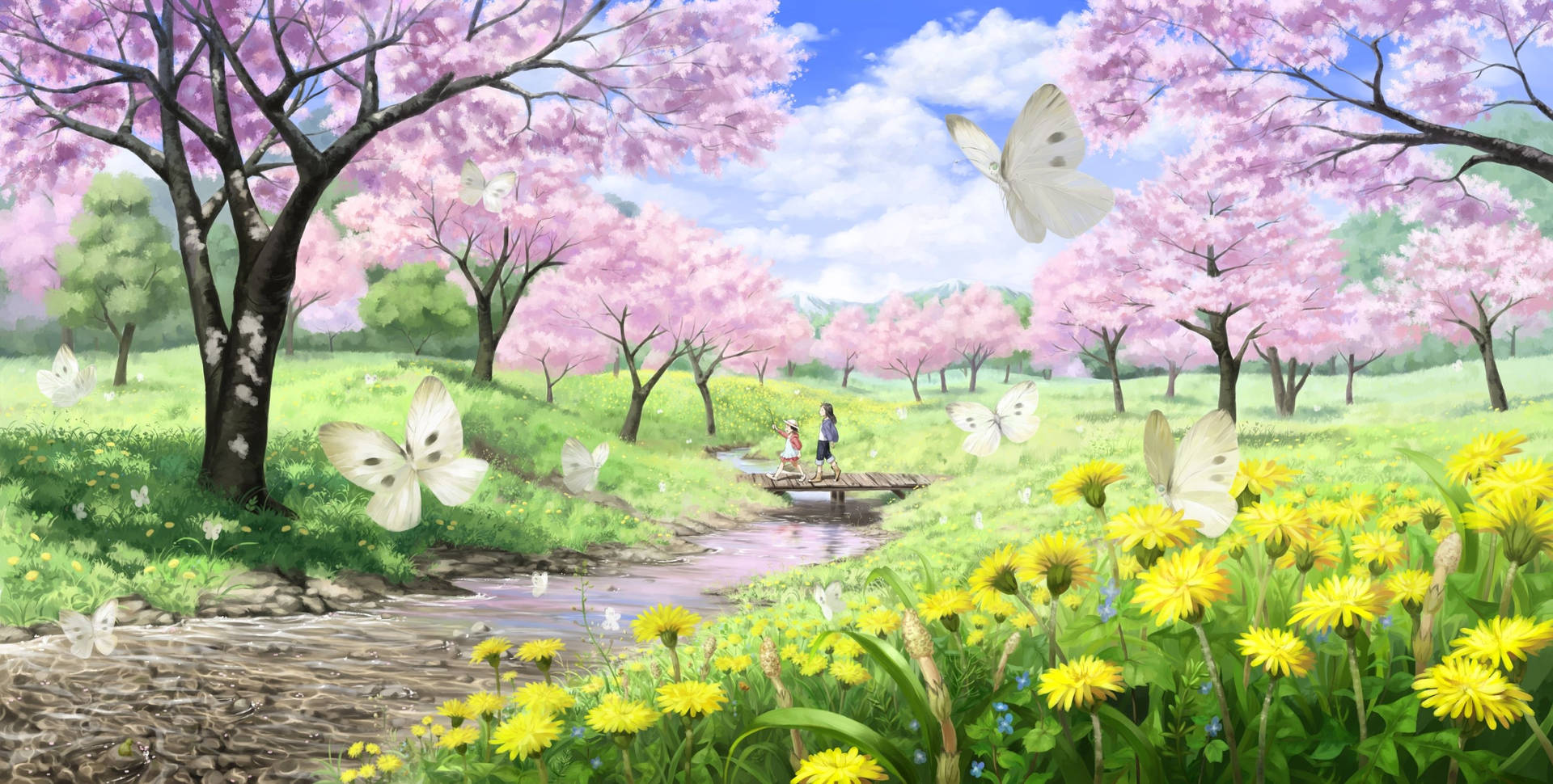 3200X1617 Spring Wallpaper and Background