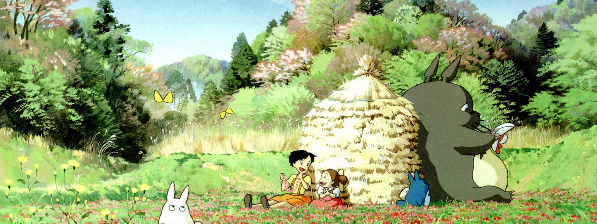 3200X1200 Studio Ghibli Wallpaper and Background
