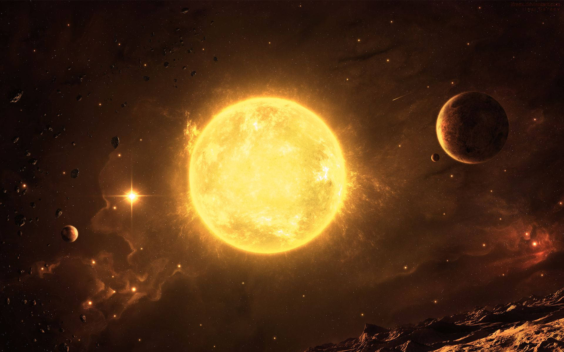 1920X1200 Sun Wallpaper and Background