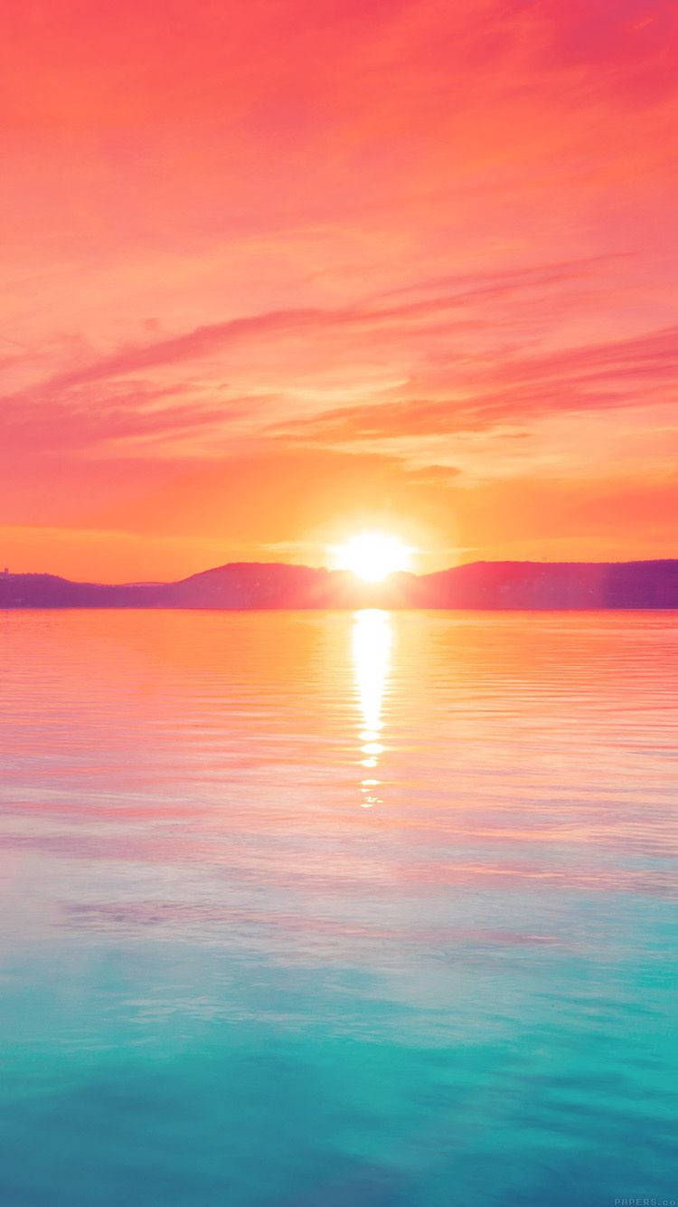 750X1334 Sunset Wallpaper and Background