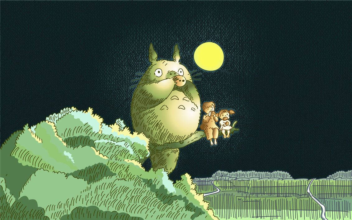1131X707 Totoro Wallpaper and Background