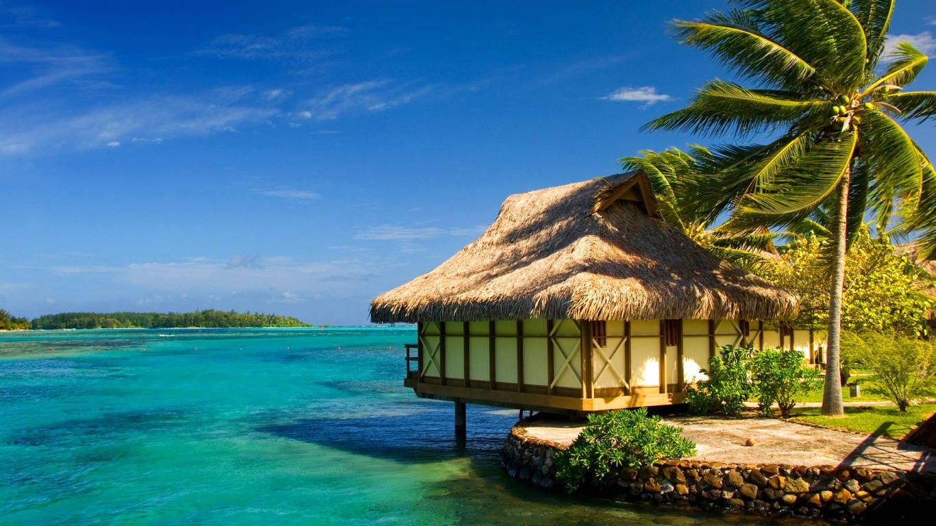 1366X768 Tropical Wallpaper and Background