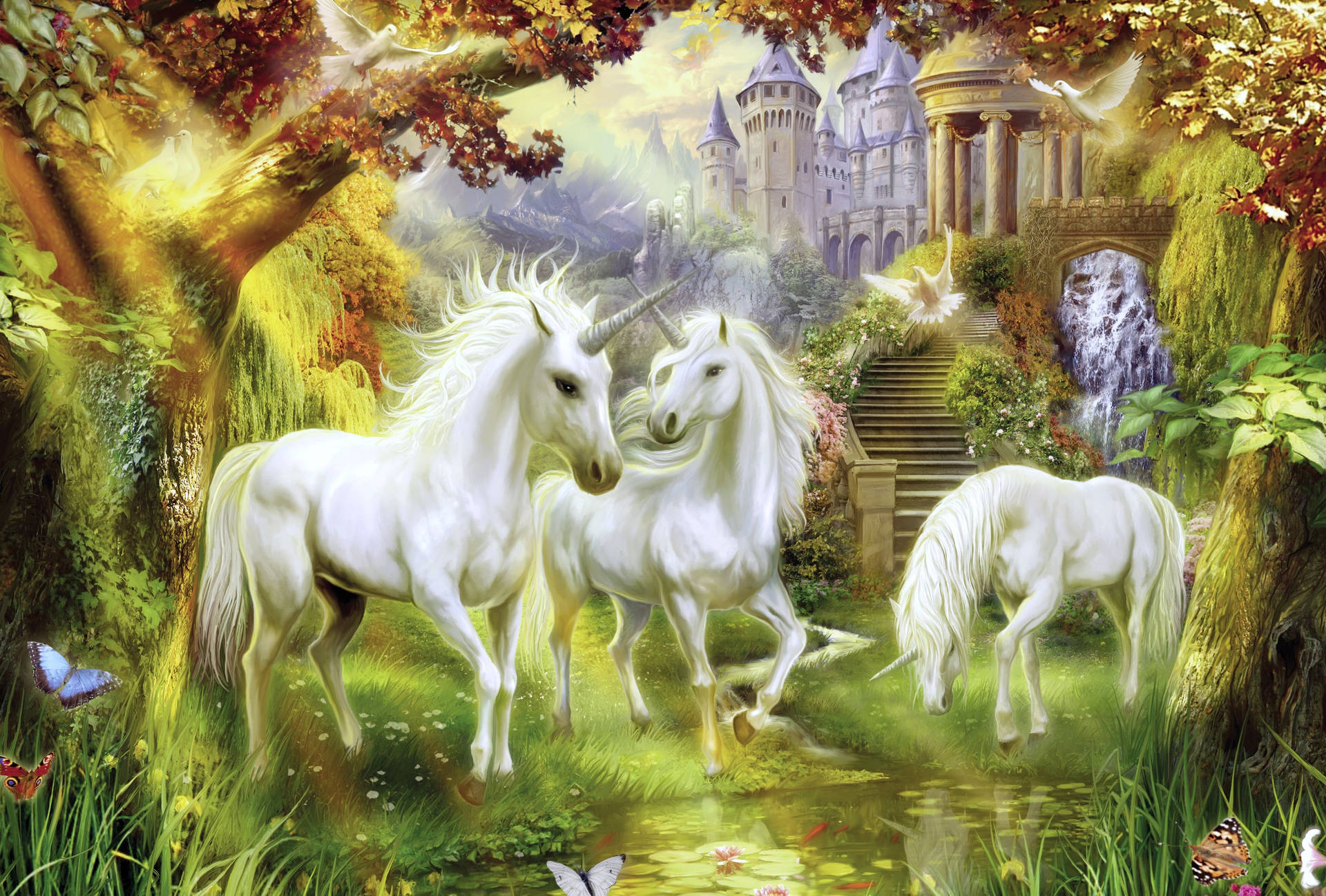 5076X3431 Unicorn Wallpaper and Background