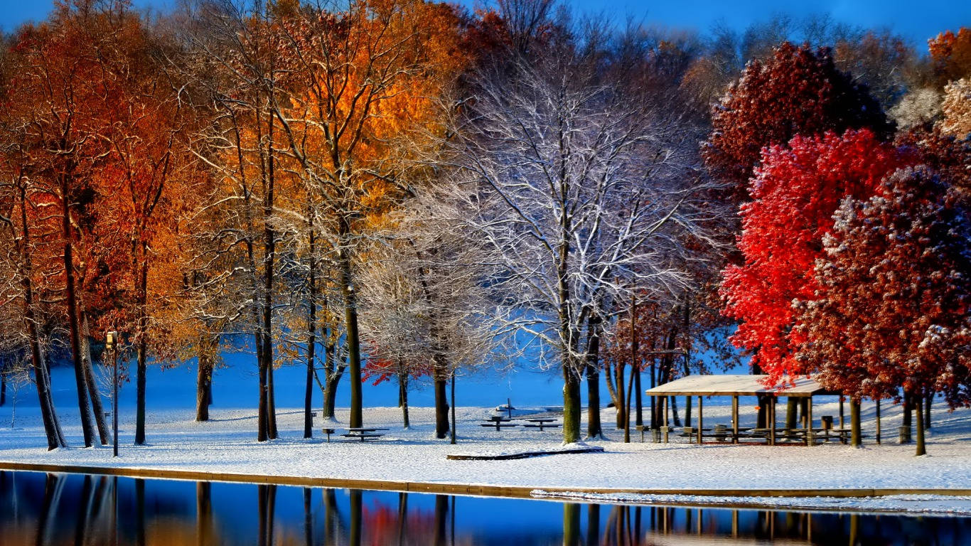1366X768 Winter Wallpaper and Background