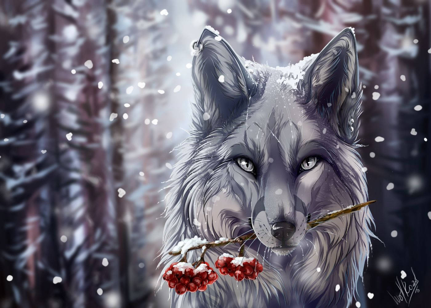 1400X1000 Wolf Wallpaper and Background