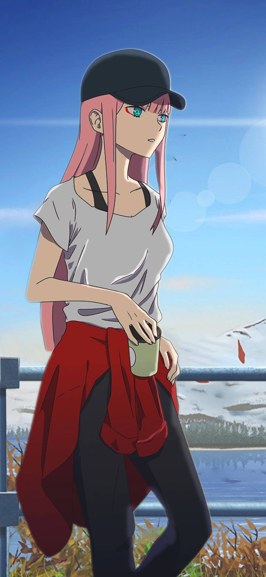 1242X2688 Zero Two Wallpaper and Background