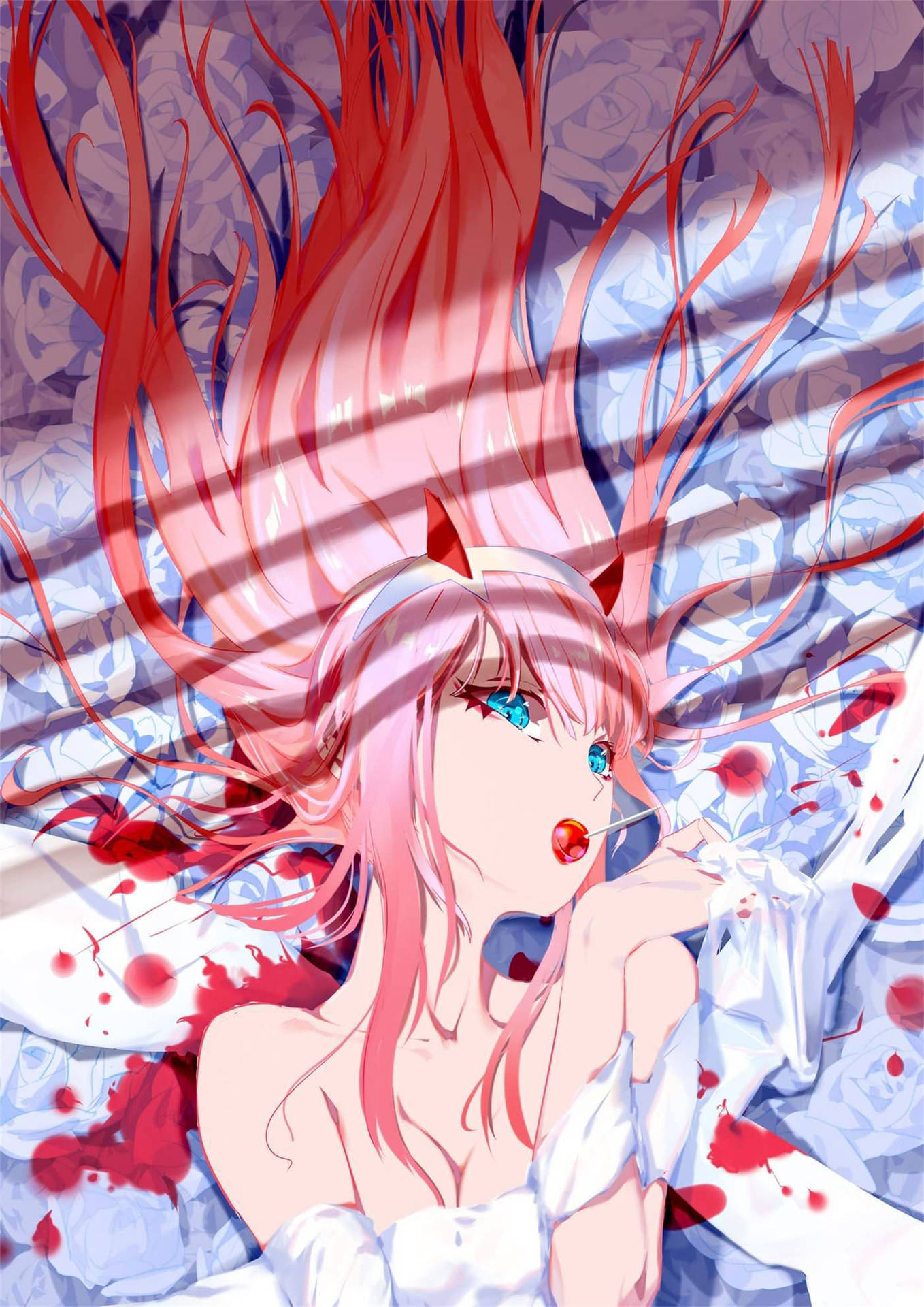 1403X1984 Zero Two Wallpaper and Background