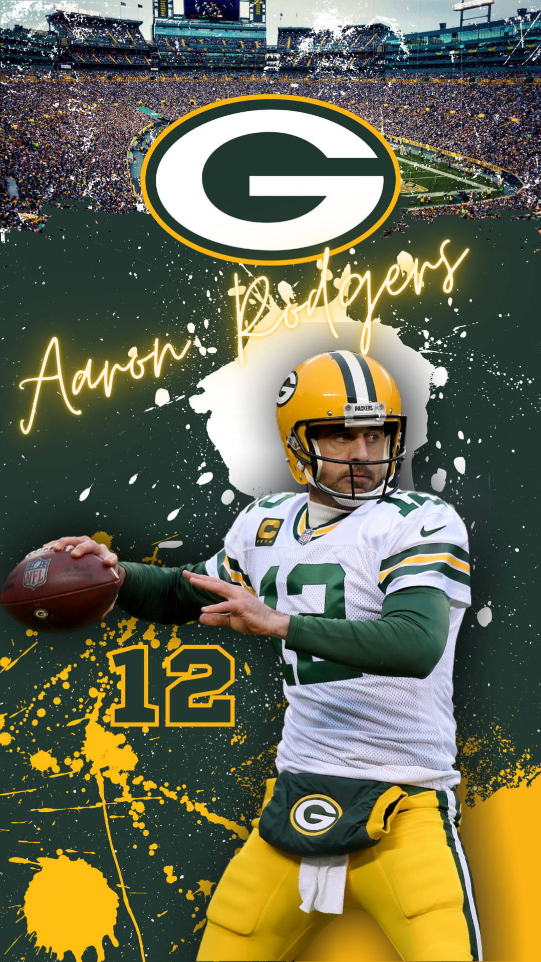 2880X5120 Aaron Rodgers Wallpaper and Background