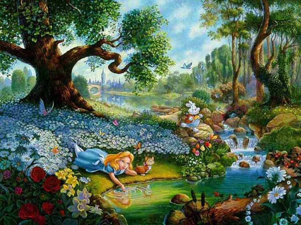 Alice In Wonderland 1024X768 Wallpaper and Background Image