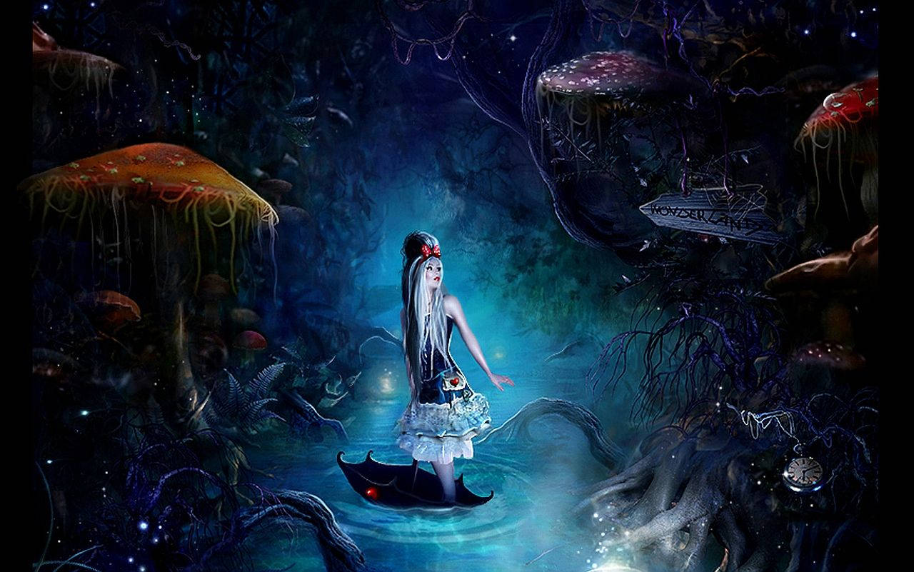 1280X801 Alice In Wonderland Wallpaper and Background