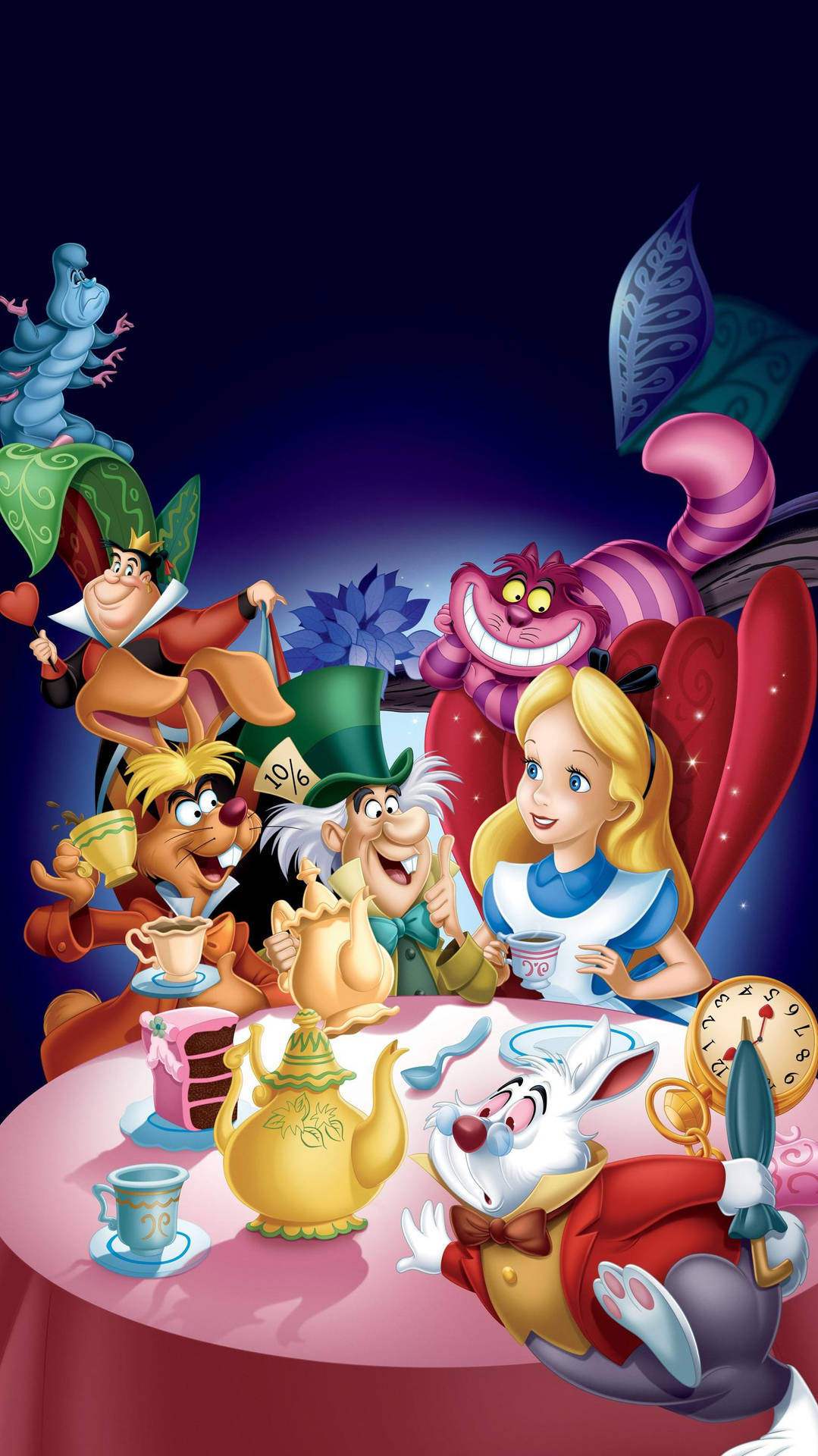 1536X2732 Alice In Wonderland Wallpaper and Background