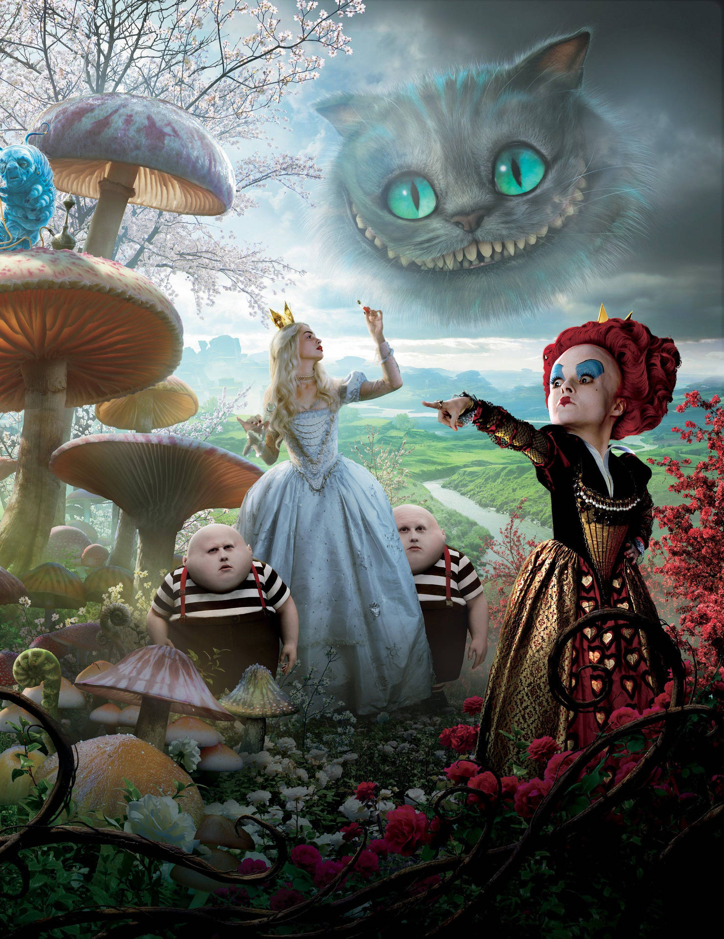 2315X3000 Alice In Wonderland Wallpaper and Background