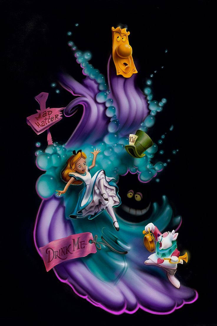 Alice In Wonderland 736X1104 Wallpaper and Background Image