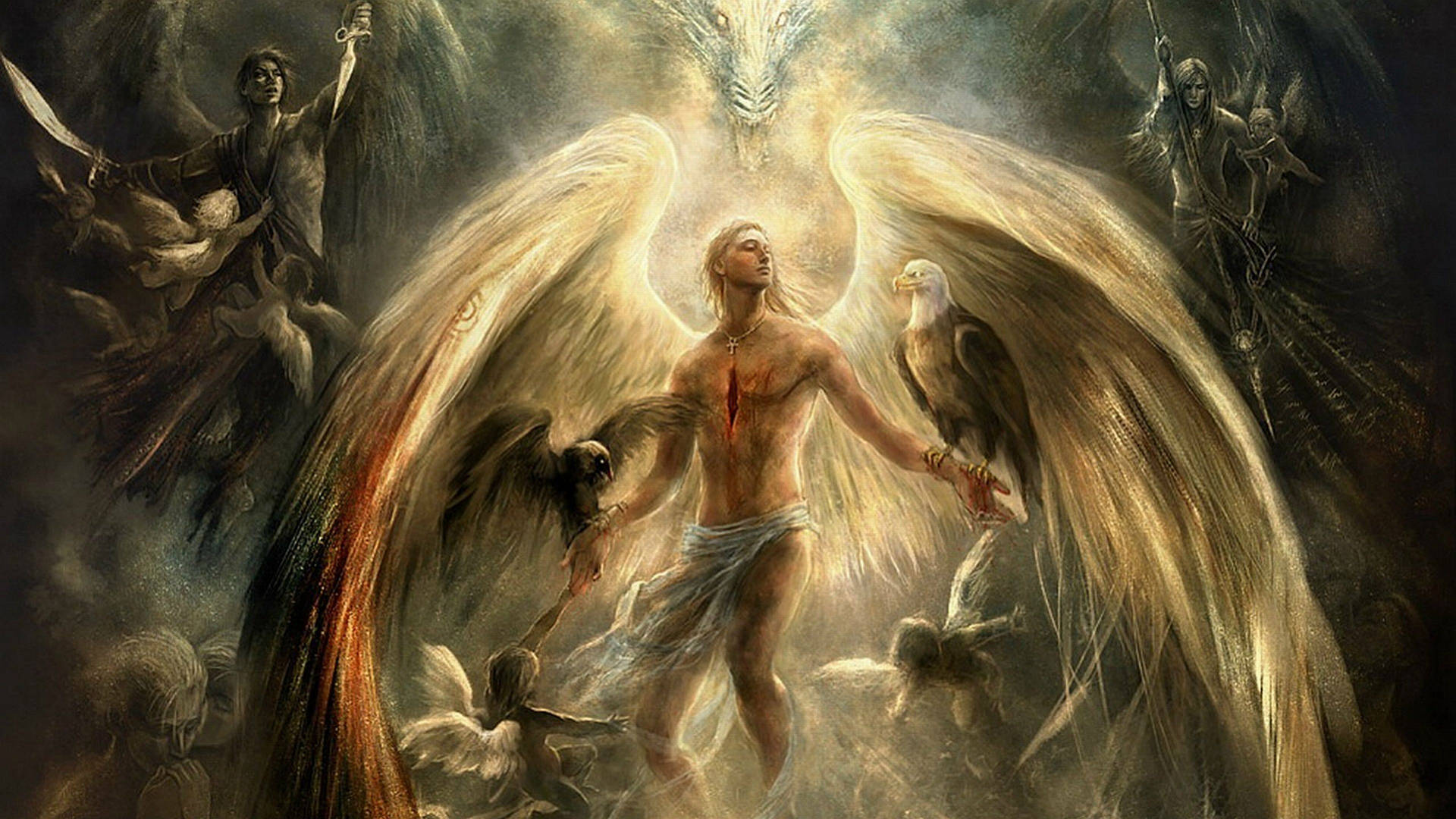 Angel 3840X2160 Wallpaper and Background Image