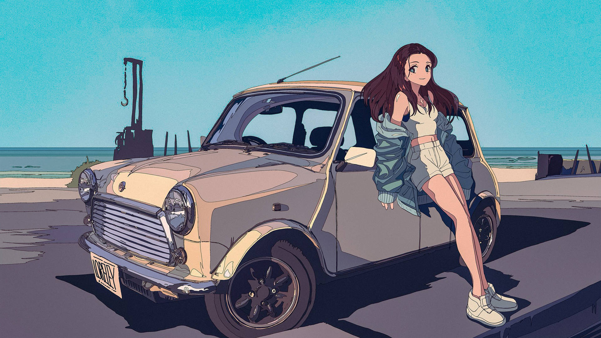 Anime Car 2560X1440 Wallpaper and Background Image