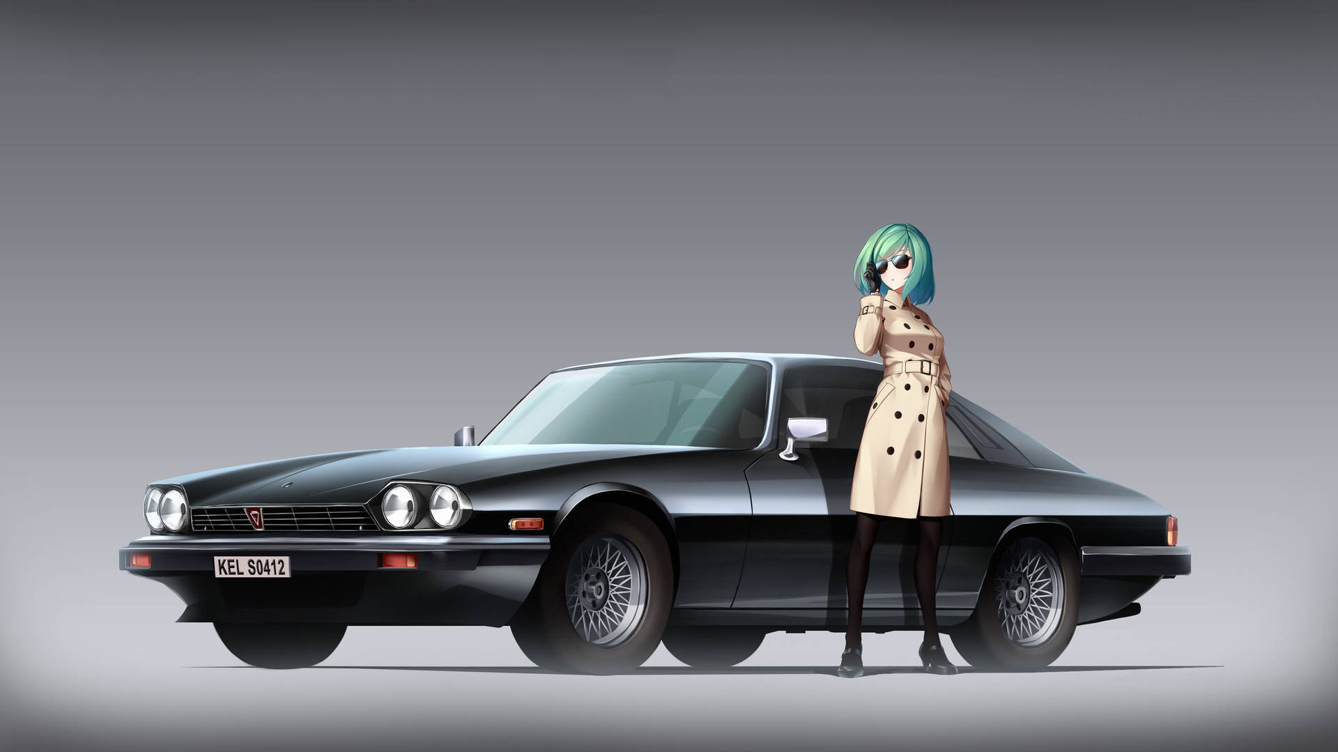 3834X2154 Anime Car Wallpaper and Background