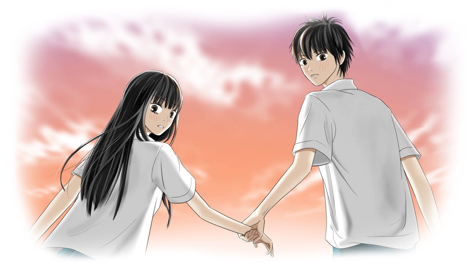 1920X1080 Anime Couple Wallpaper and Background