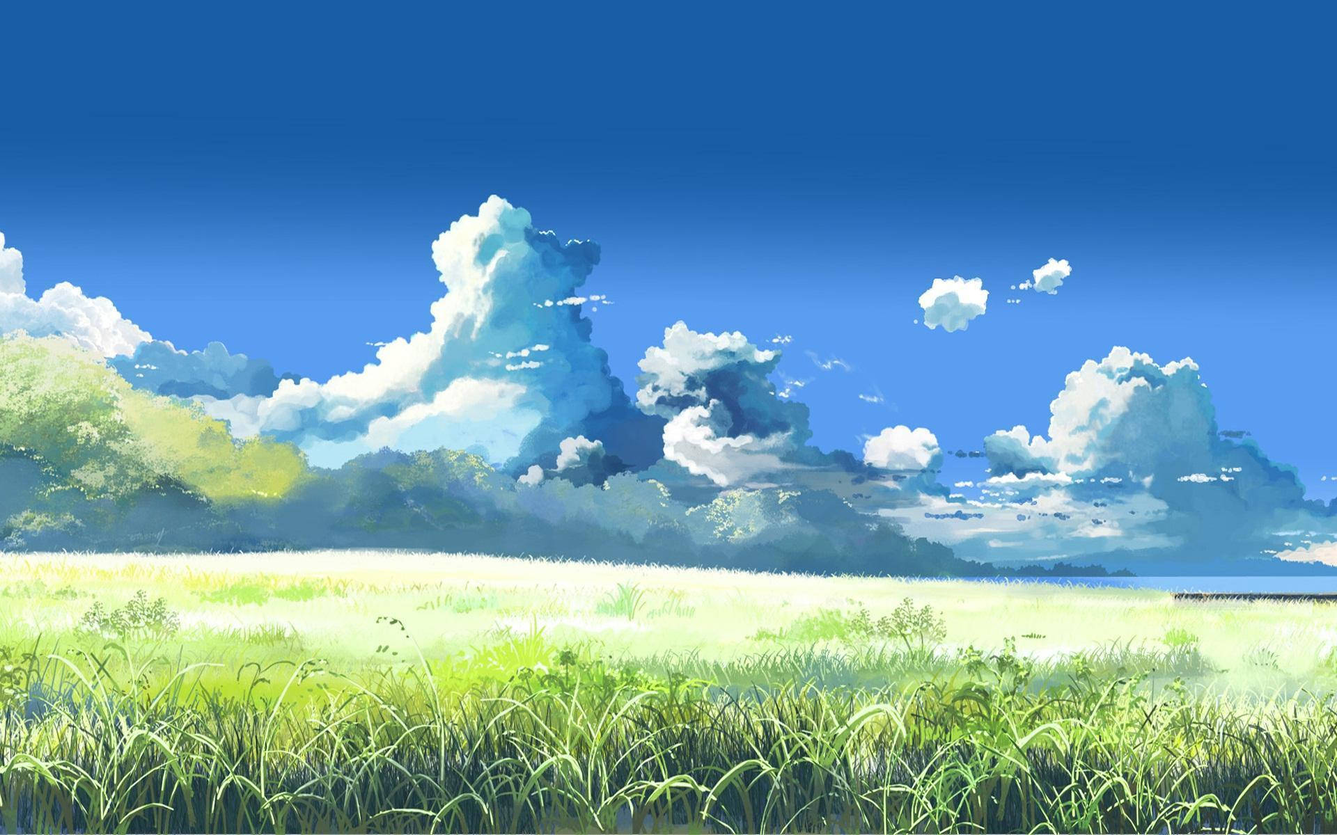 1920X1200 Anime Landscape Wallpaper and Background