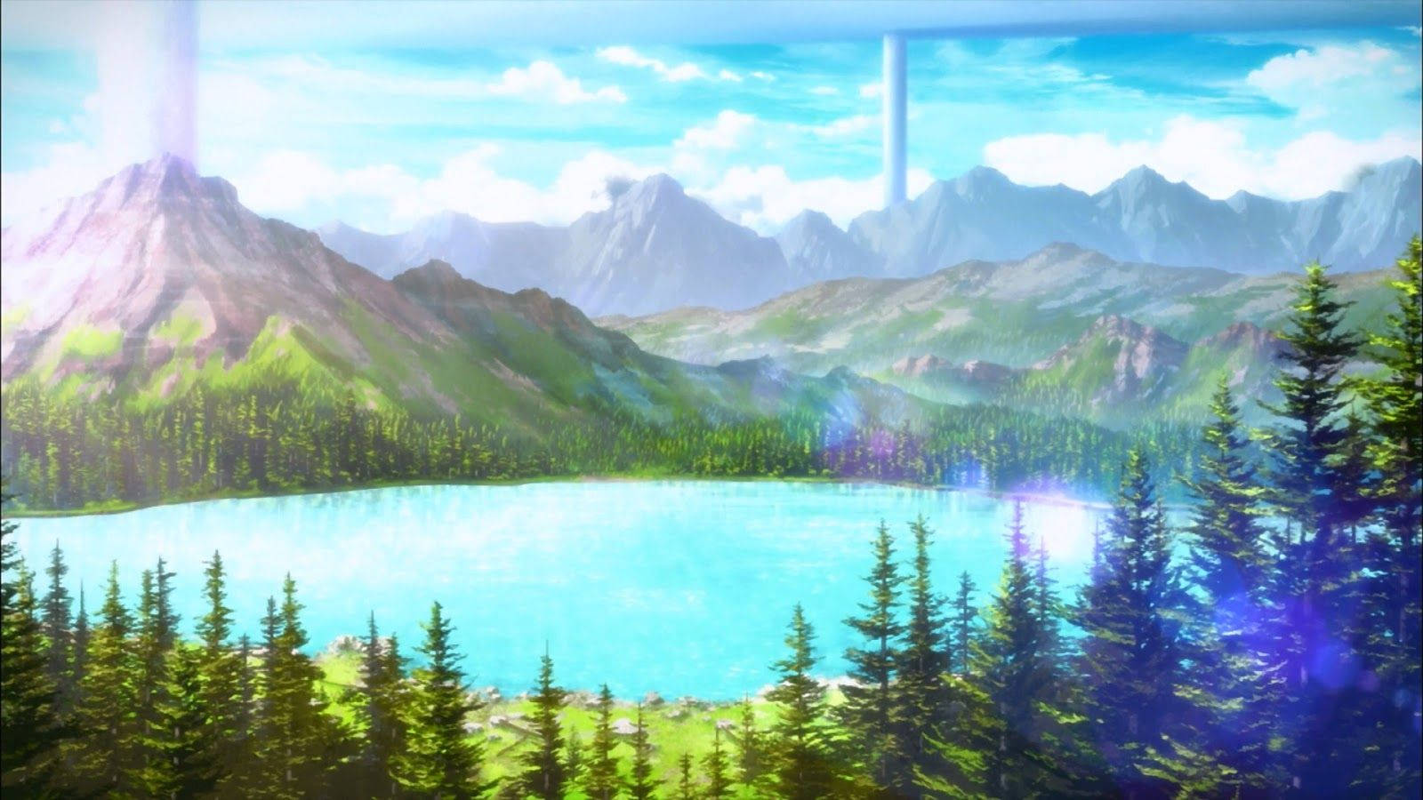 Anime Scenery 1600X900 Wallpaper and Background Image