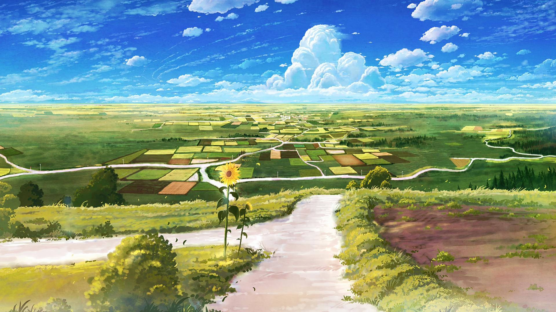 Anime Scenery 1920X1080 Wallpaper and Background Image