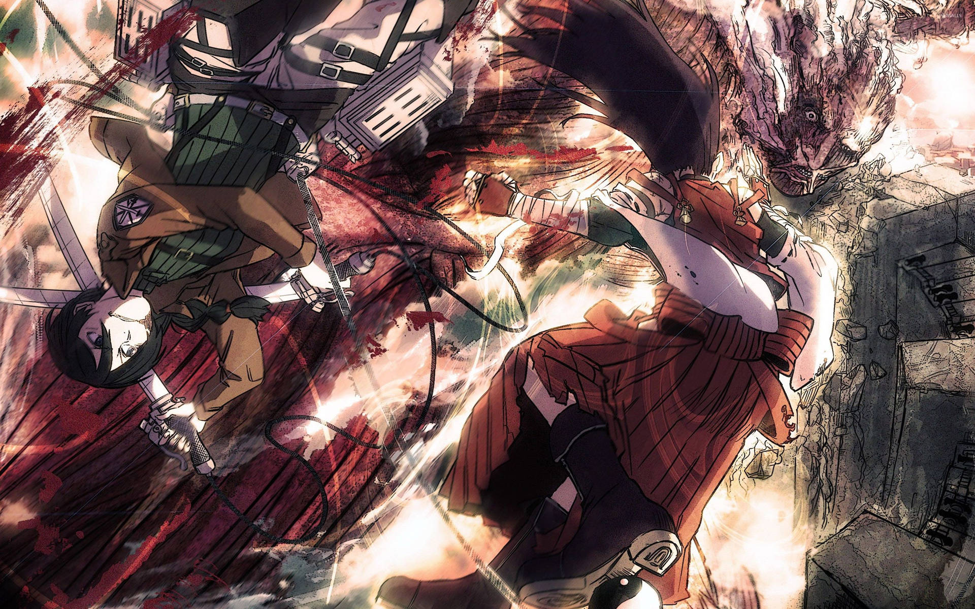 Aot 2880X1800 Wallpaper and Background Image