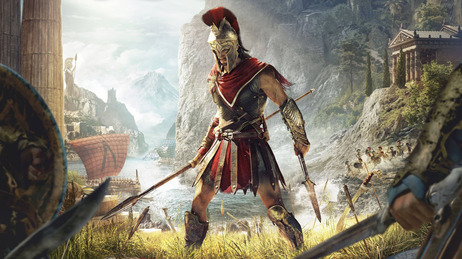 3364X1892 Assassin's Creed Odyssey Wallpaper and Background