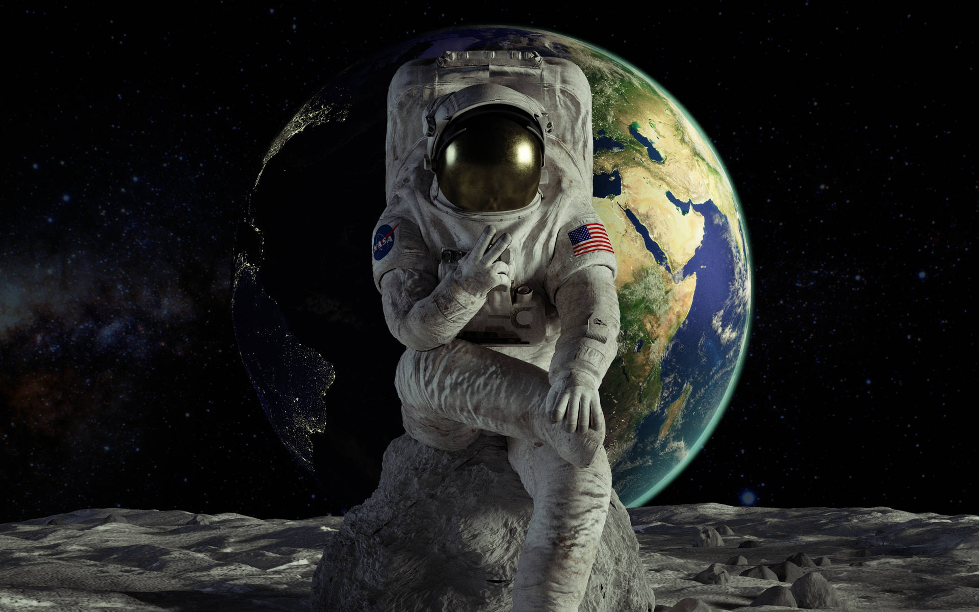 2880X1800 Astronaut Wallpaper and Background
