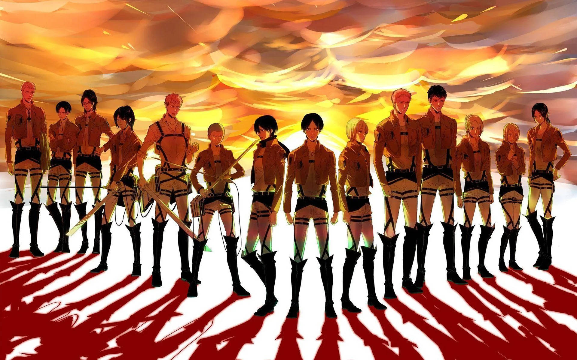 Attack On Titan 1920X1200 Wallpaper and Background Image