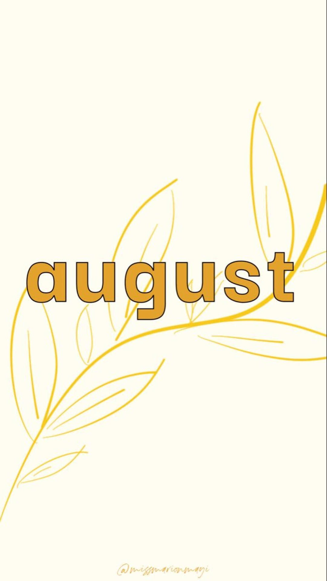 1153X2048 August Wallpaper and Background