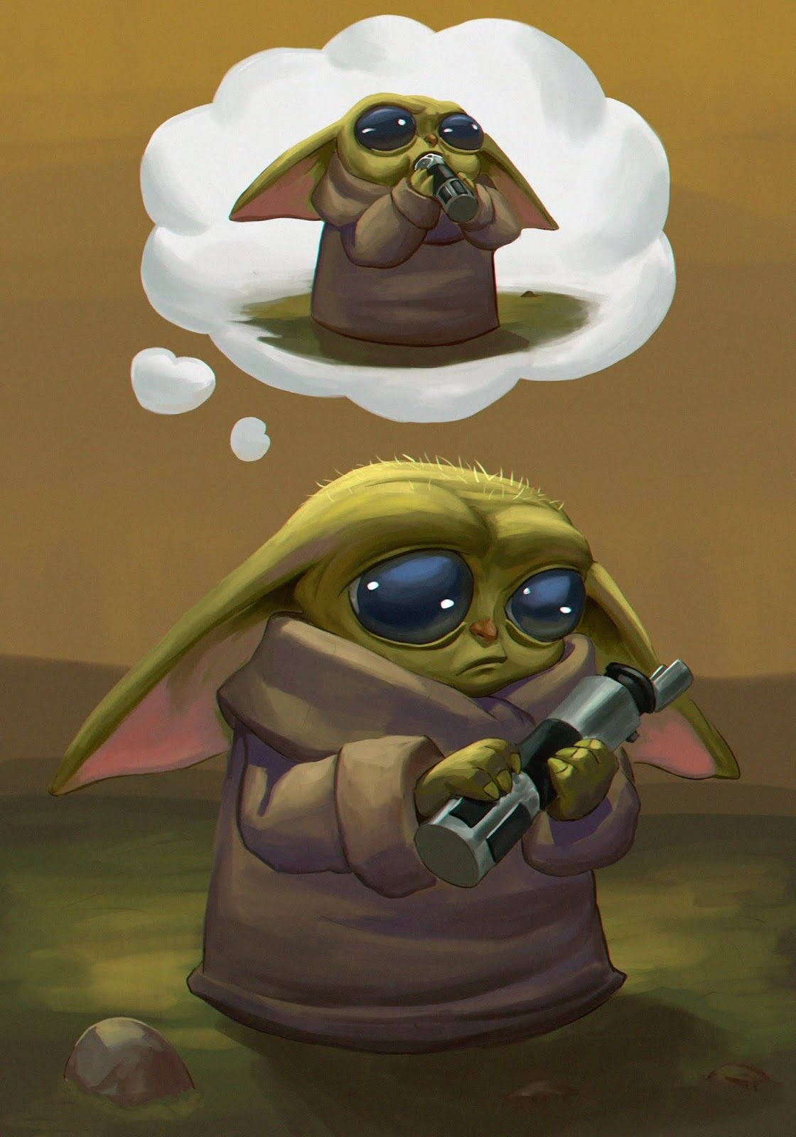 1120X1600 Baby Yoda Wallpaper and Background