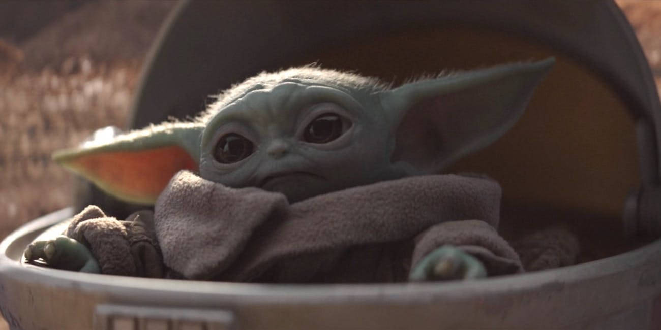 Baby Yoda 1300X650 Wallpaper and Background Image