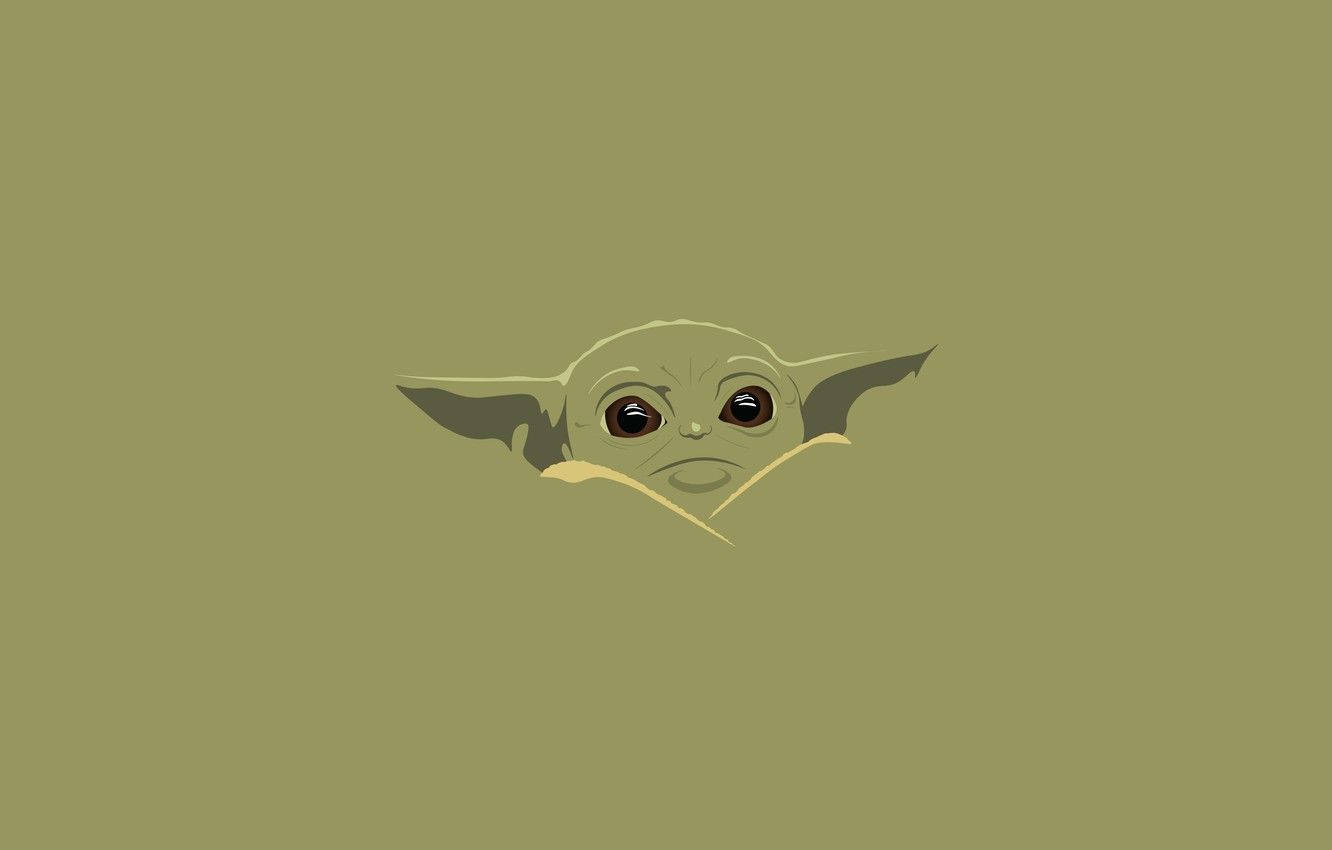 Baby Yoda 1332X850 wallpaper