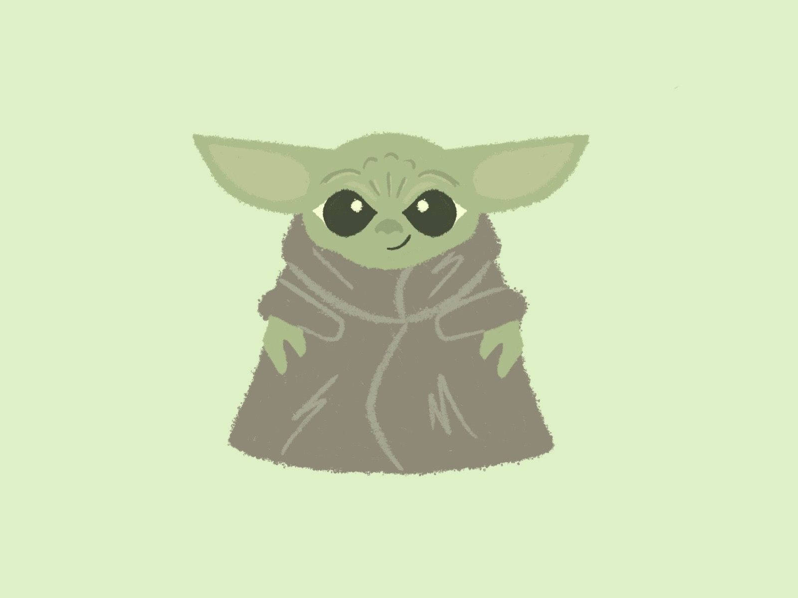 1600X1200 Baby Yoda Wallpaper and Background