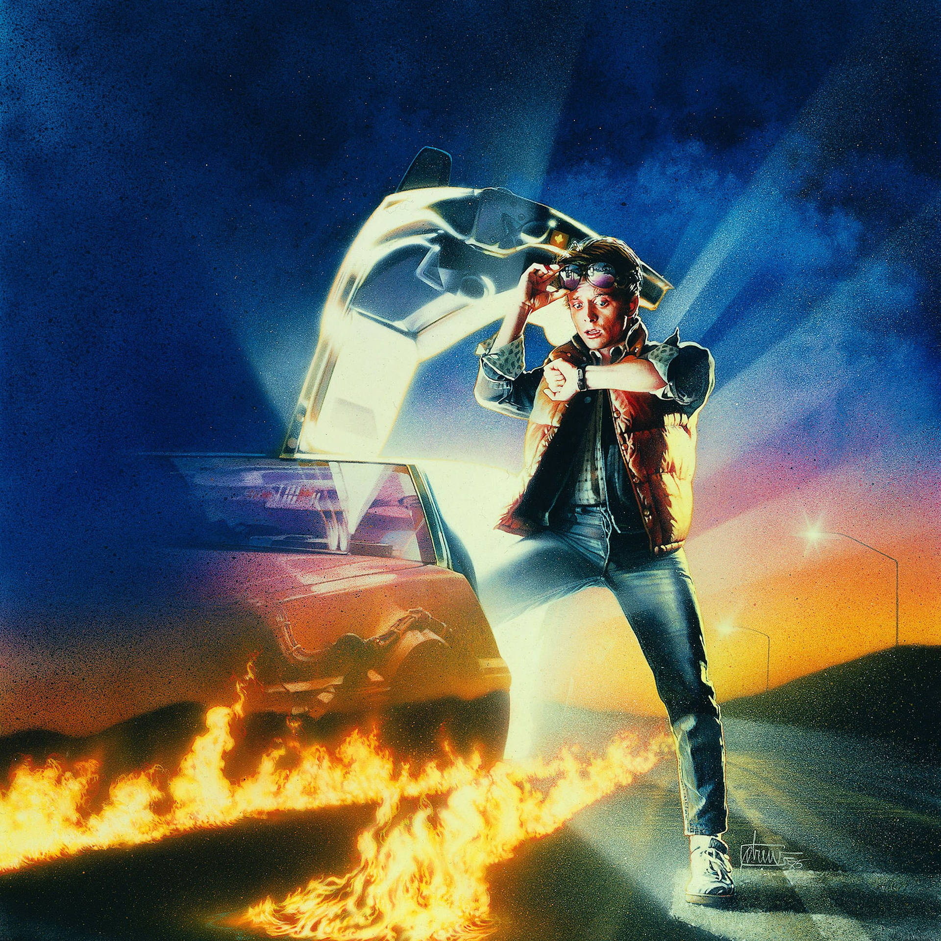 Back To The Future 2524X2524 Wallpaper and Background Image