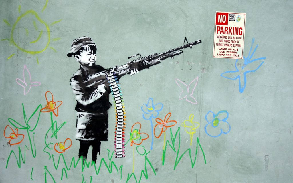1024X640 Banksy Wallpaper and Background