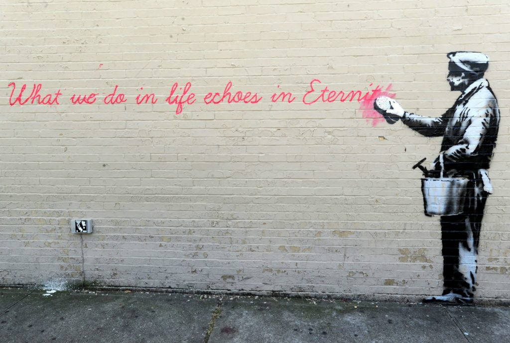 1024X689 Banksy Wallpaper and Background