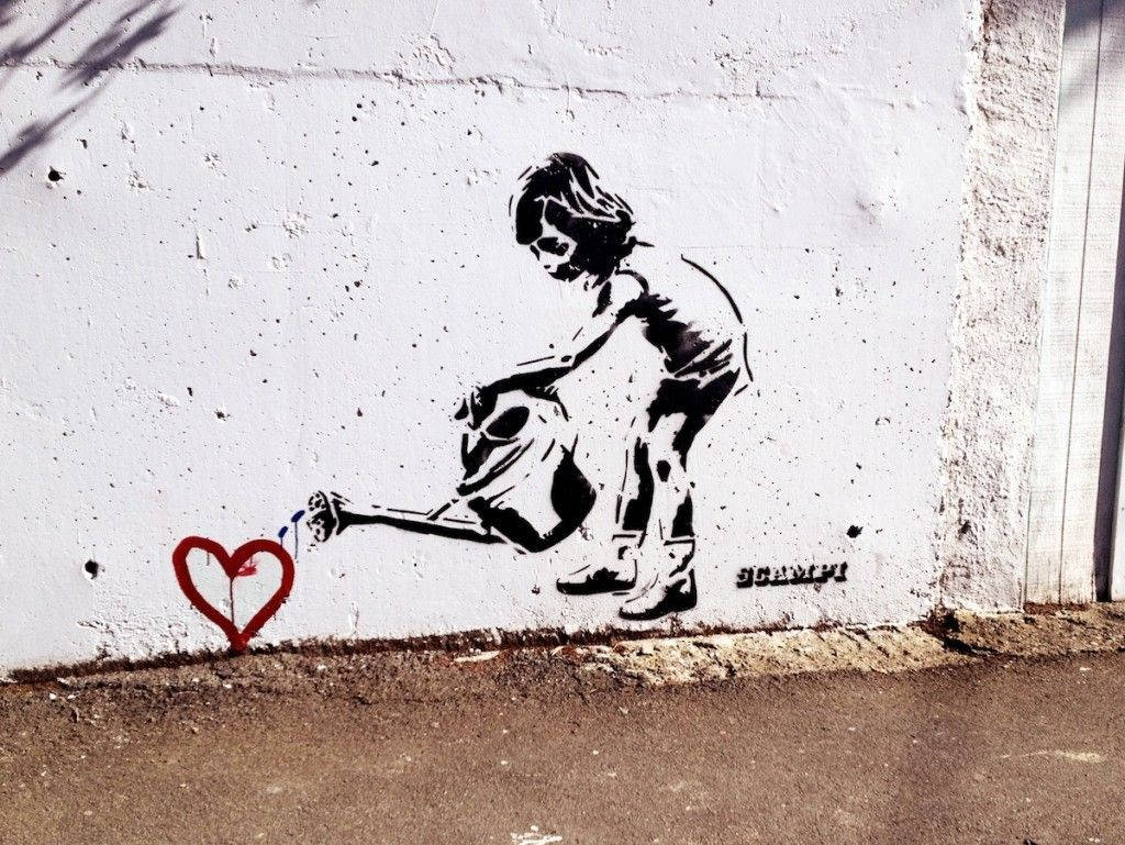 1024X769 Banksy Wallpaper and Background