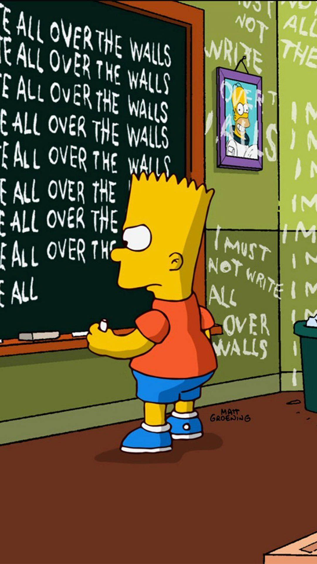 Bart Simpson 1242X2208 wallpaper