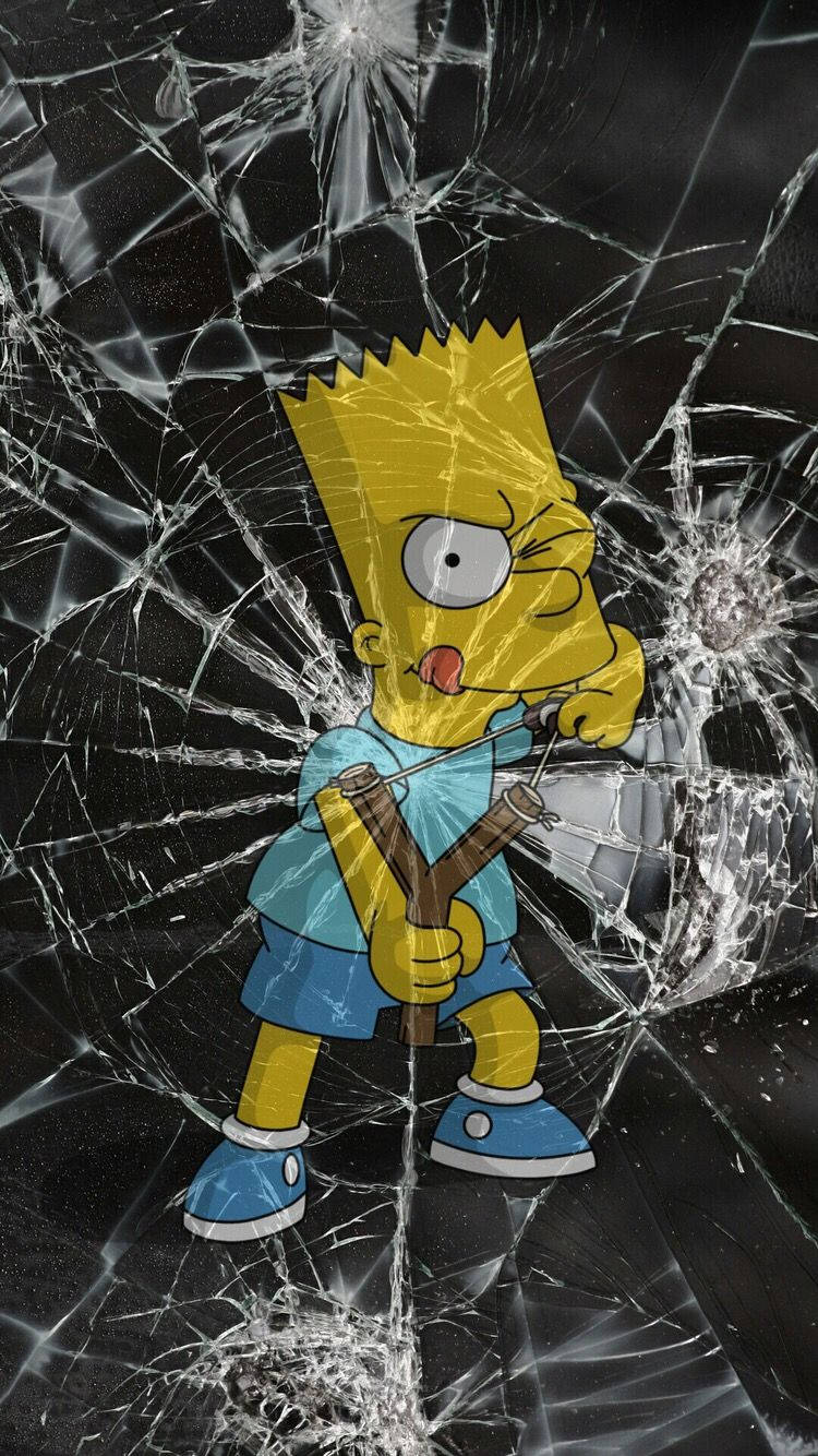 Bart Simpson 750X1334 wallpaper