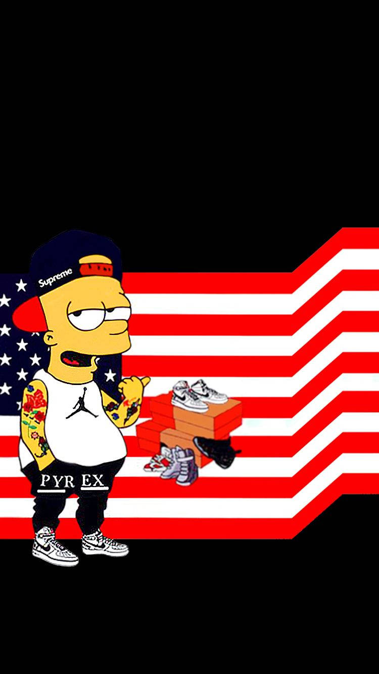 Bart Simpson 750X1334 Wallpaper and Background Image