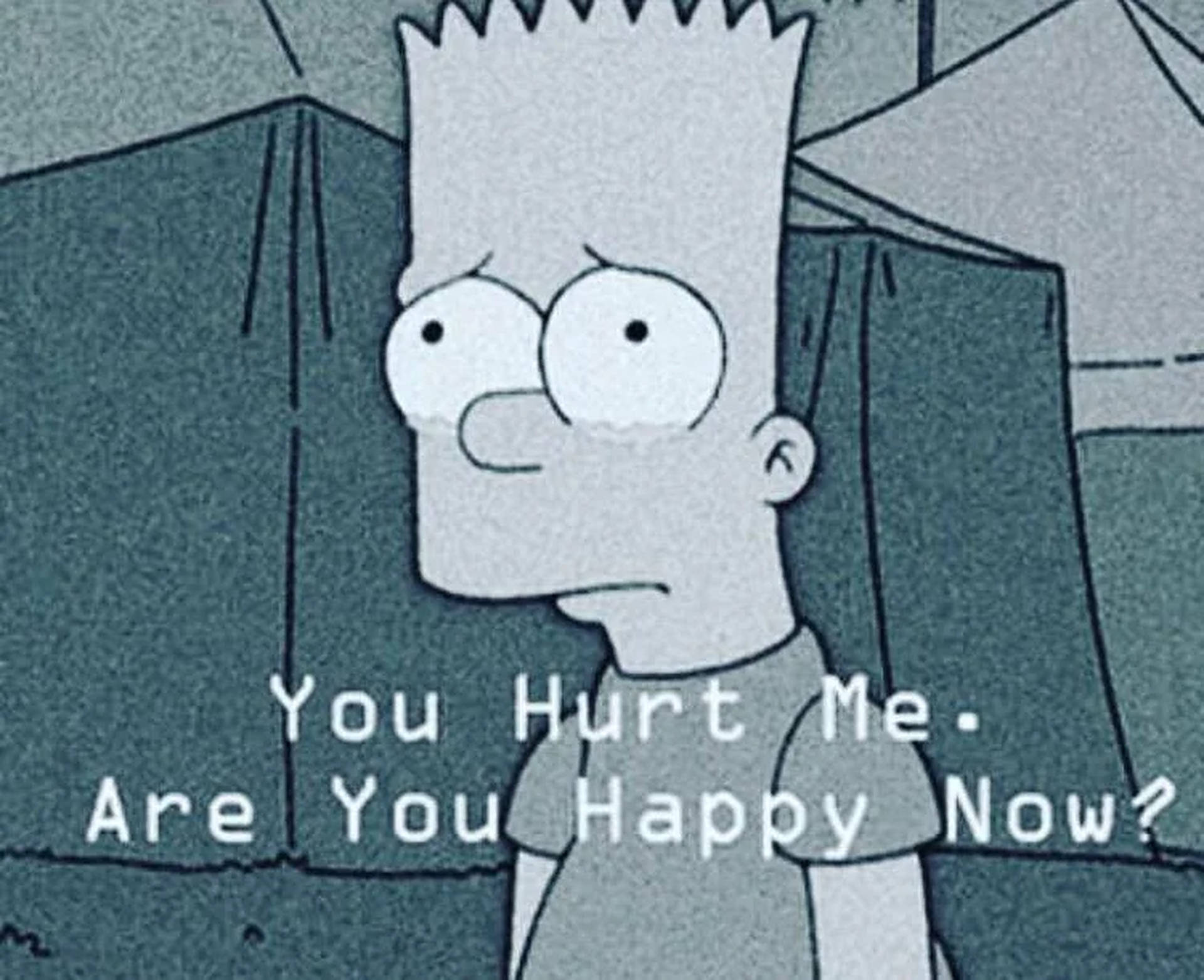 1958X1595 Bart Simpson Sad Wallpaper and Background