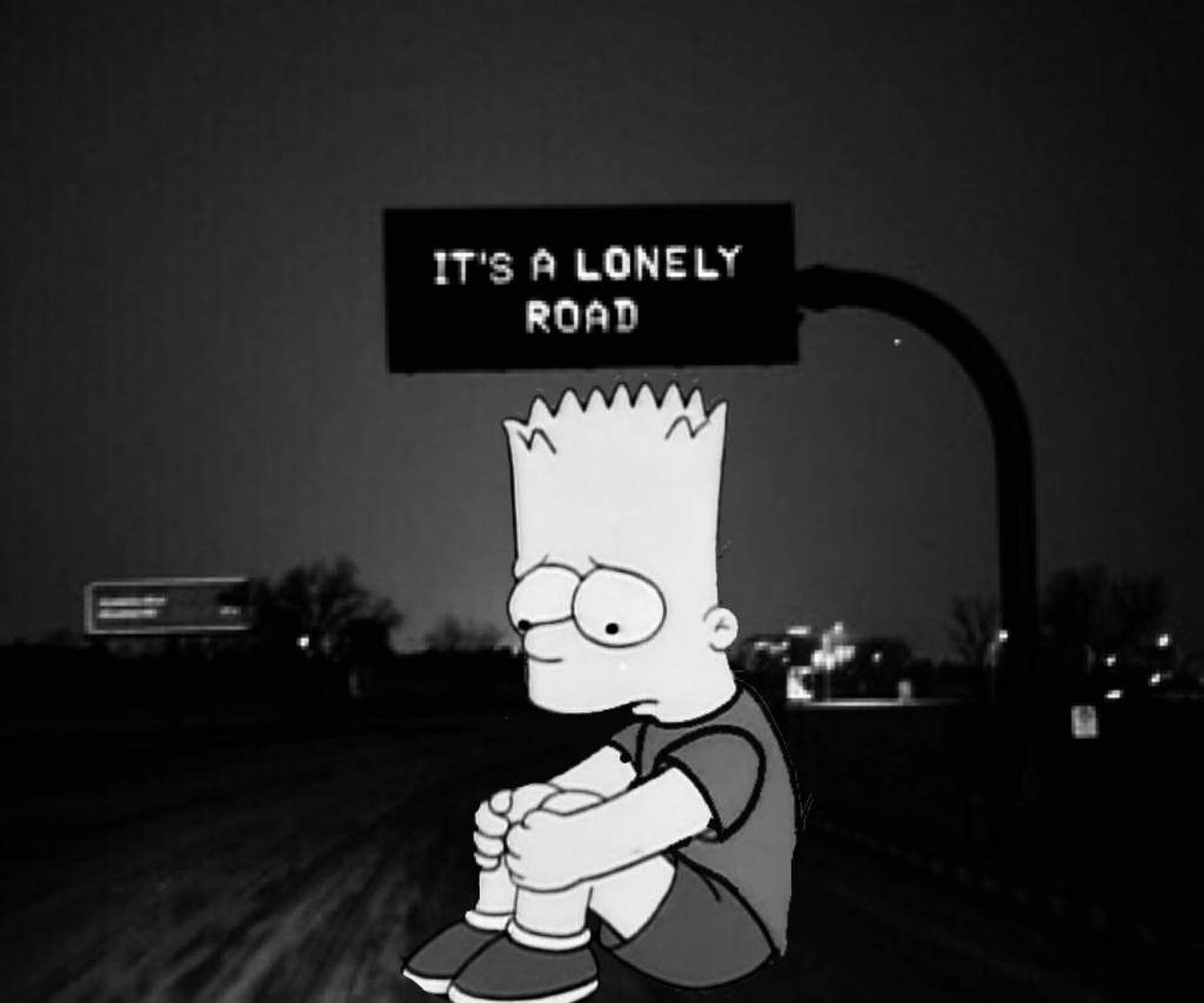 2048X1706 Bart Simpson Sad Wallpaper and Background
