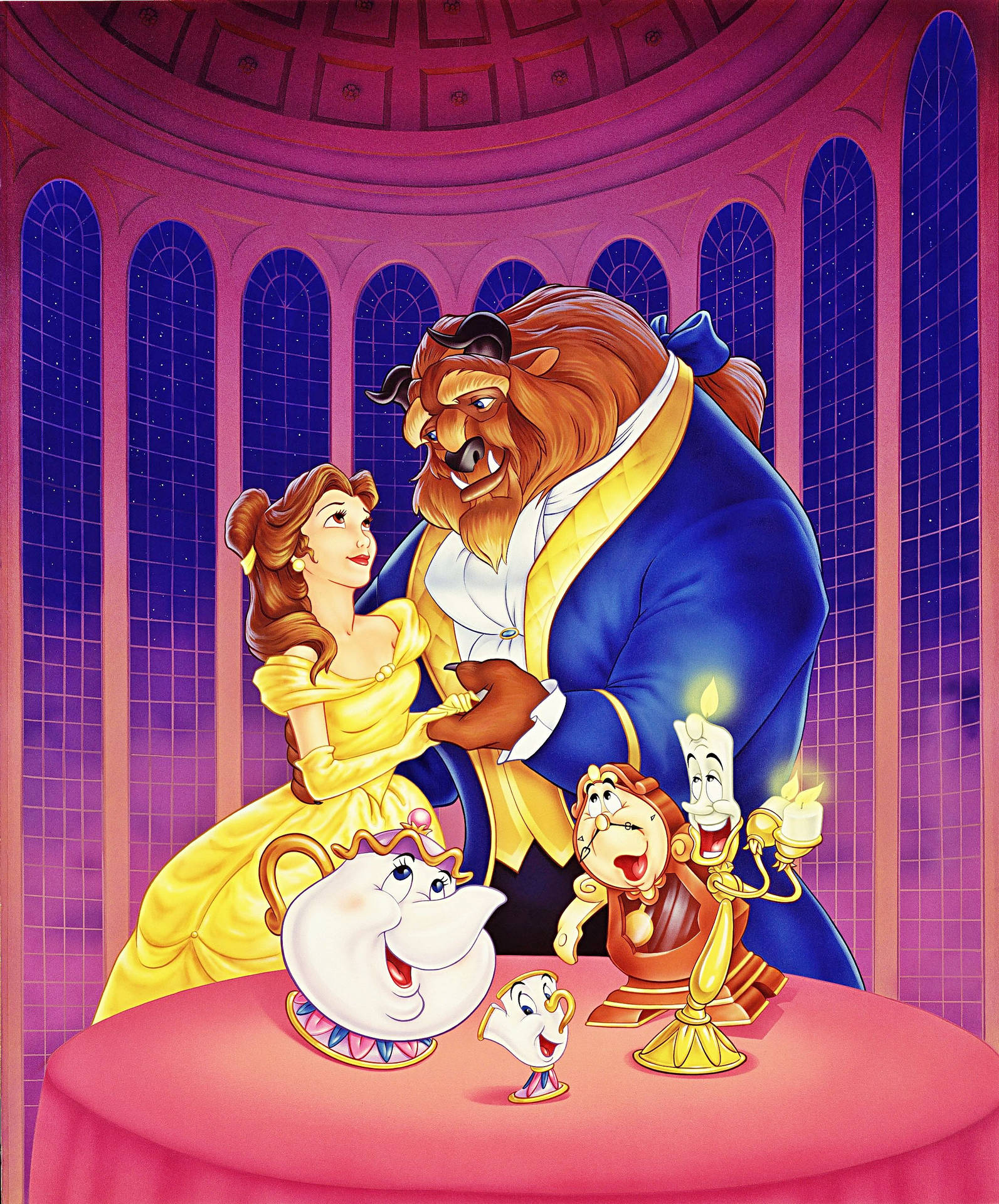 2180X2628 Beauty And The Beast Wallpaper and Background