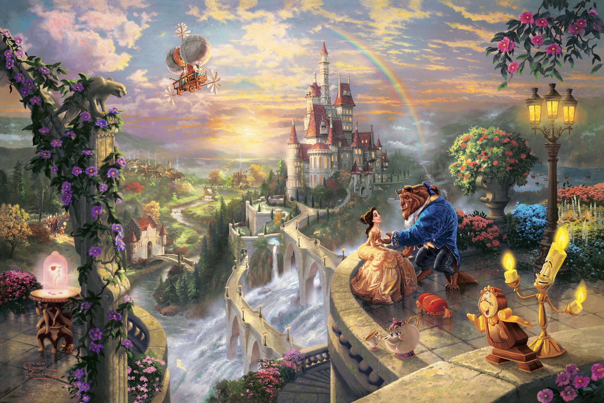 Beauty And The Beast 3000X2003 Wallpaper and Background Image
